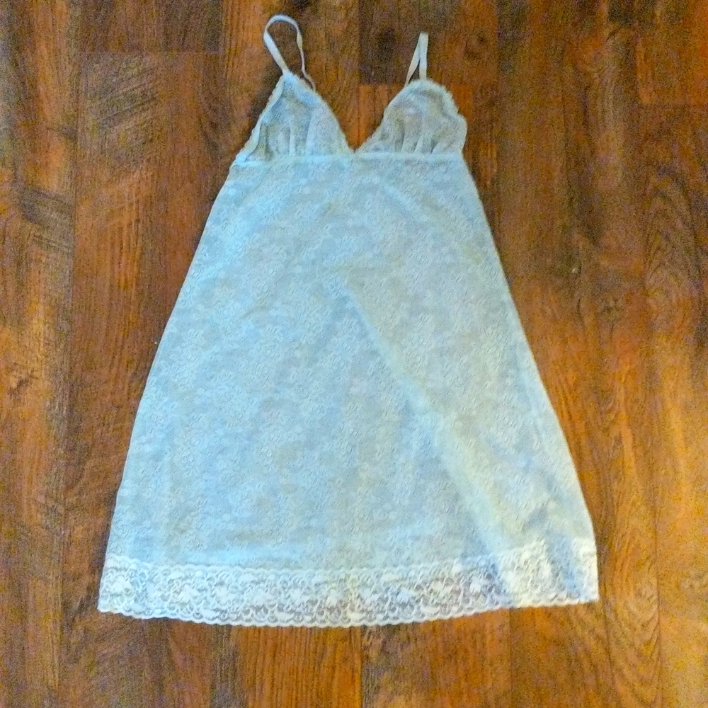 Blue Lacy Lingerie